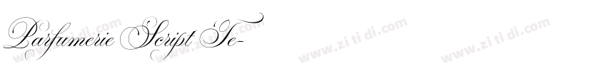 Parfumerie Script Te字体转换